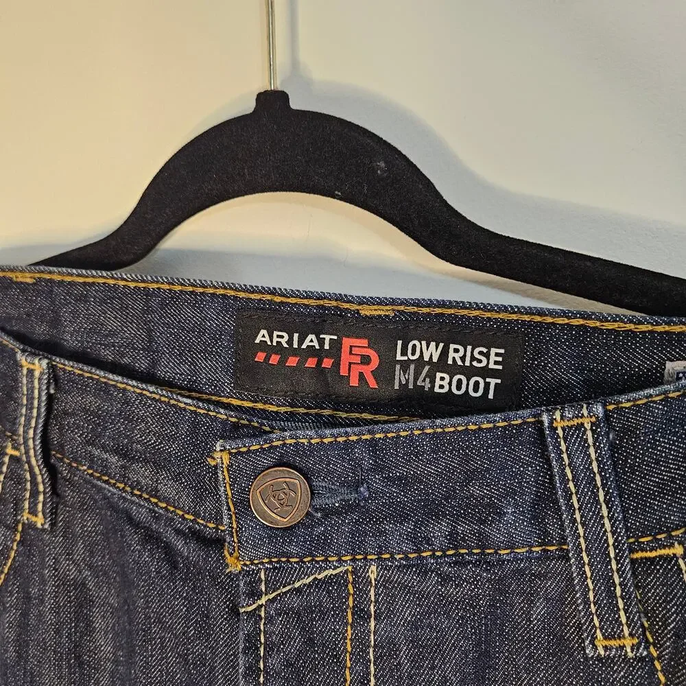 Ariat M4 Flame Resistant Low Rise Boot Cut Jeans size 40 Inseam 30